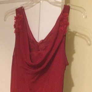 Red cocktail dress Size 12.